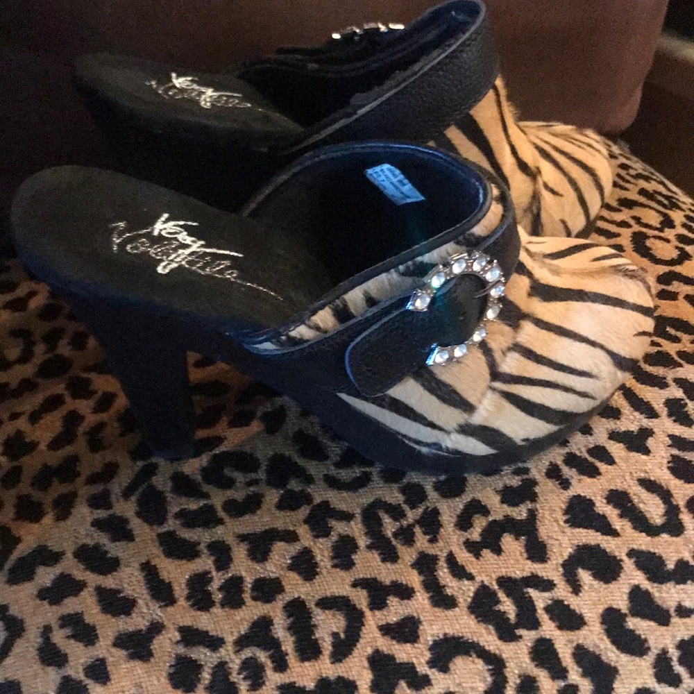 Animal Print Mules
